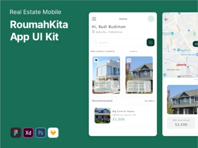 RoumahKita - Real Estate Mobile App UI Kit